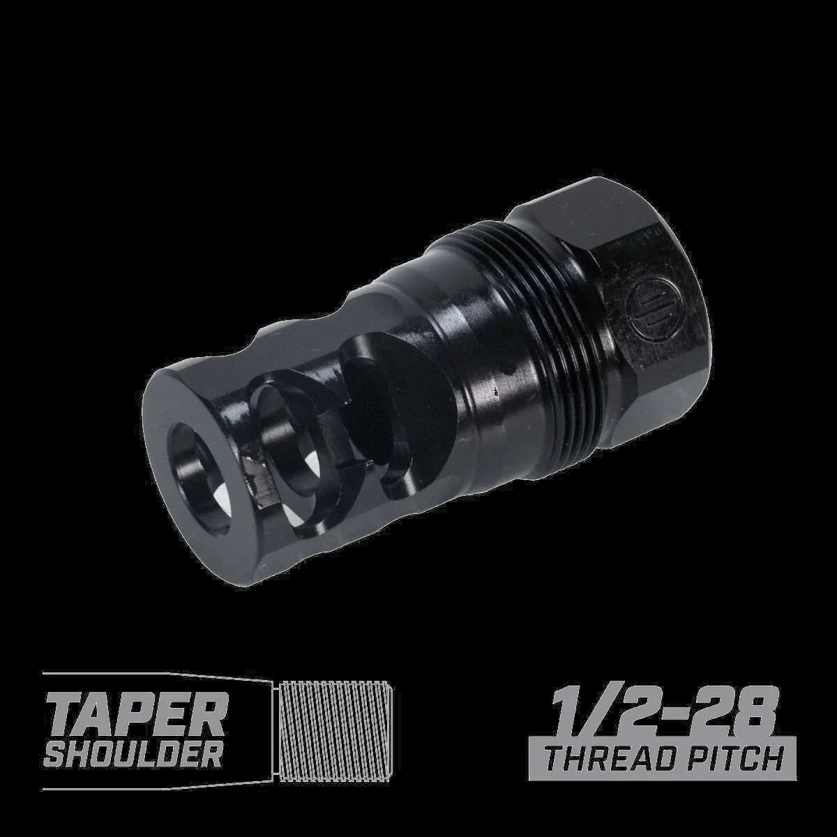 PWS FRC 2-PORT 223 COMPENSATOR TAPERED 1/2-28