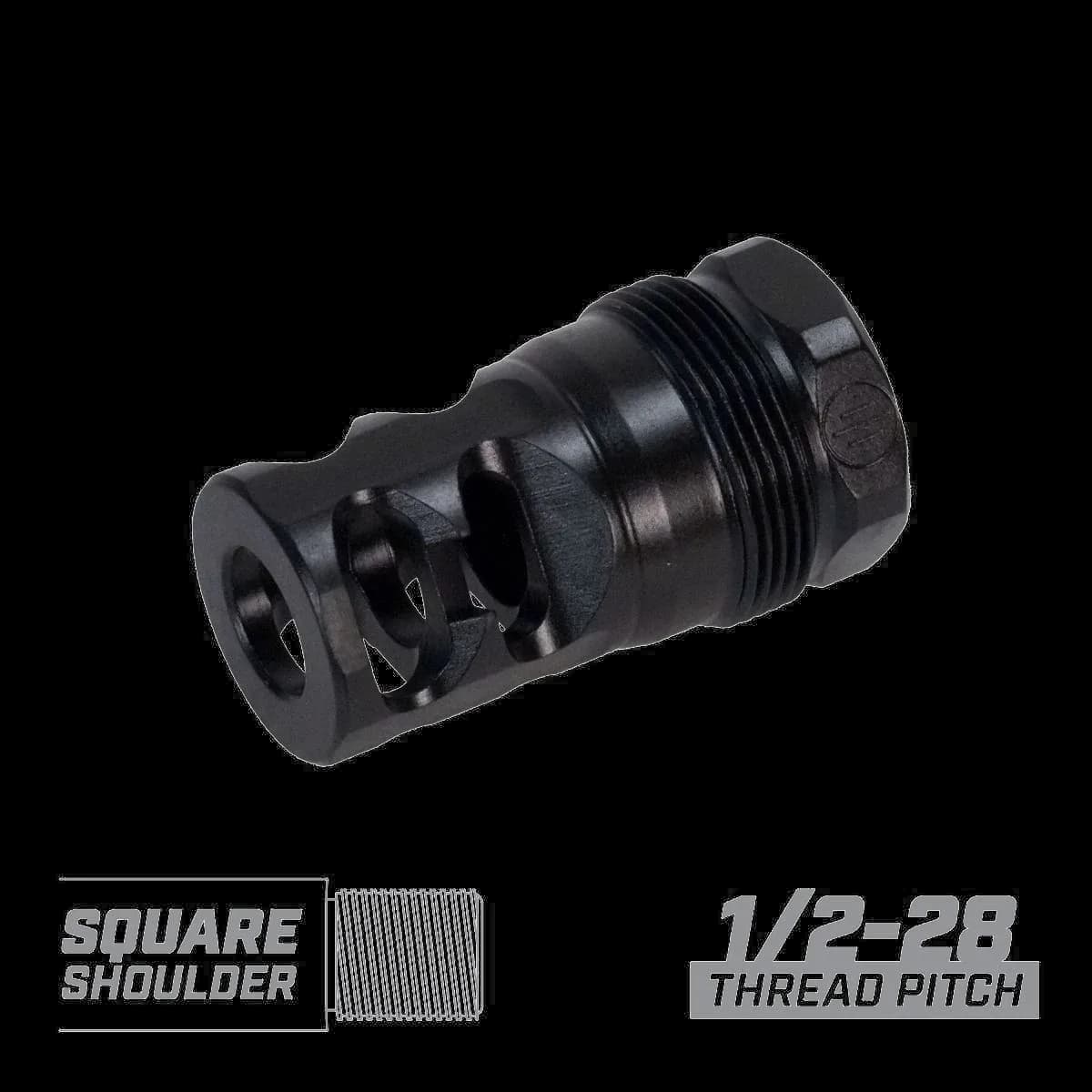 PWS FRC 2-PORT 223 COMPENSATOR FLAT 1/2-28